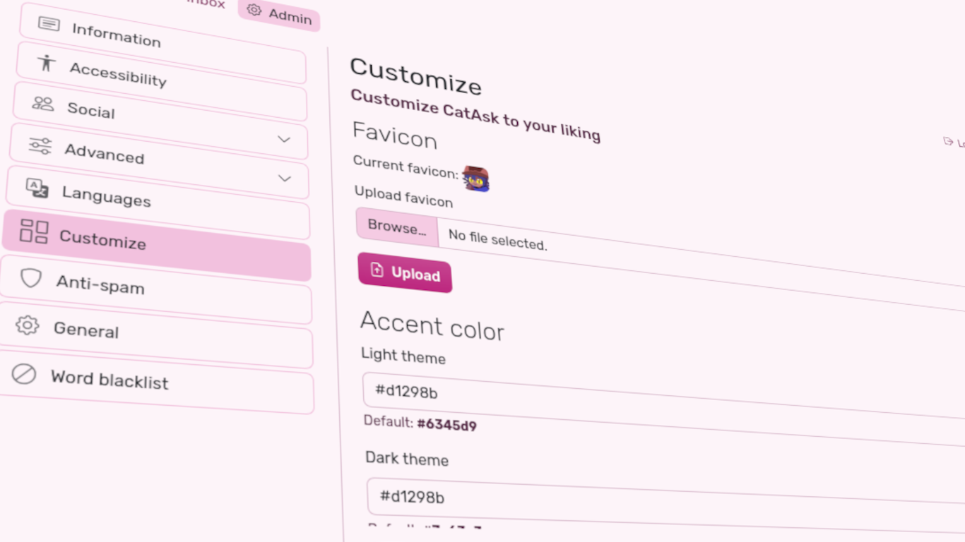 CatAsk screenshot with light theme